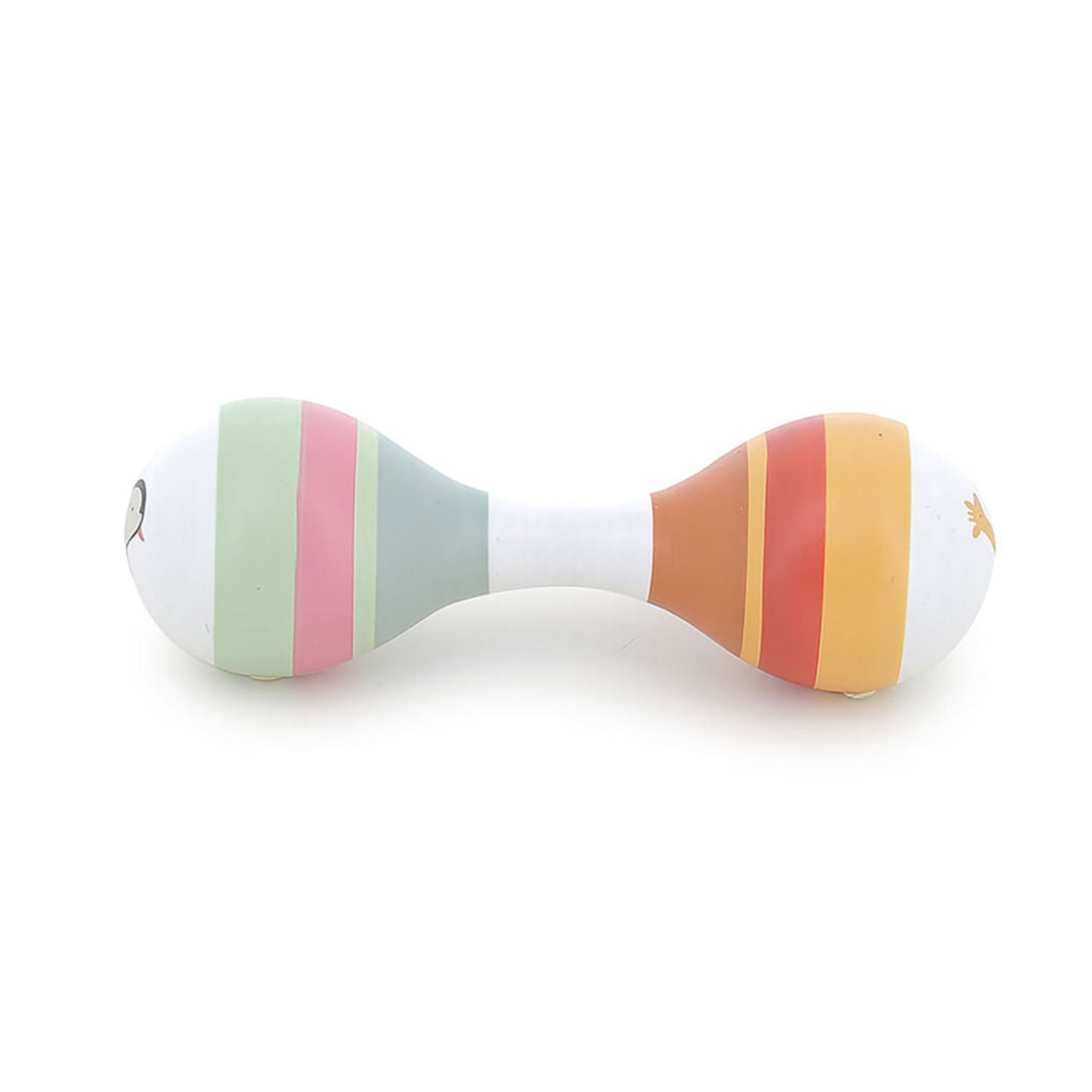 Vilac Maracas stribede træ maracas til babyer og småbørn.
