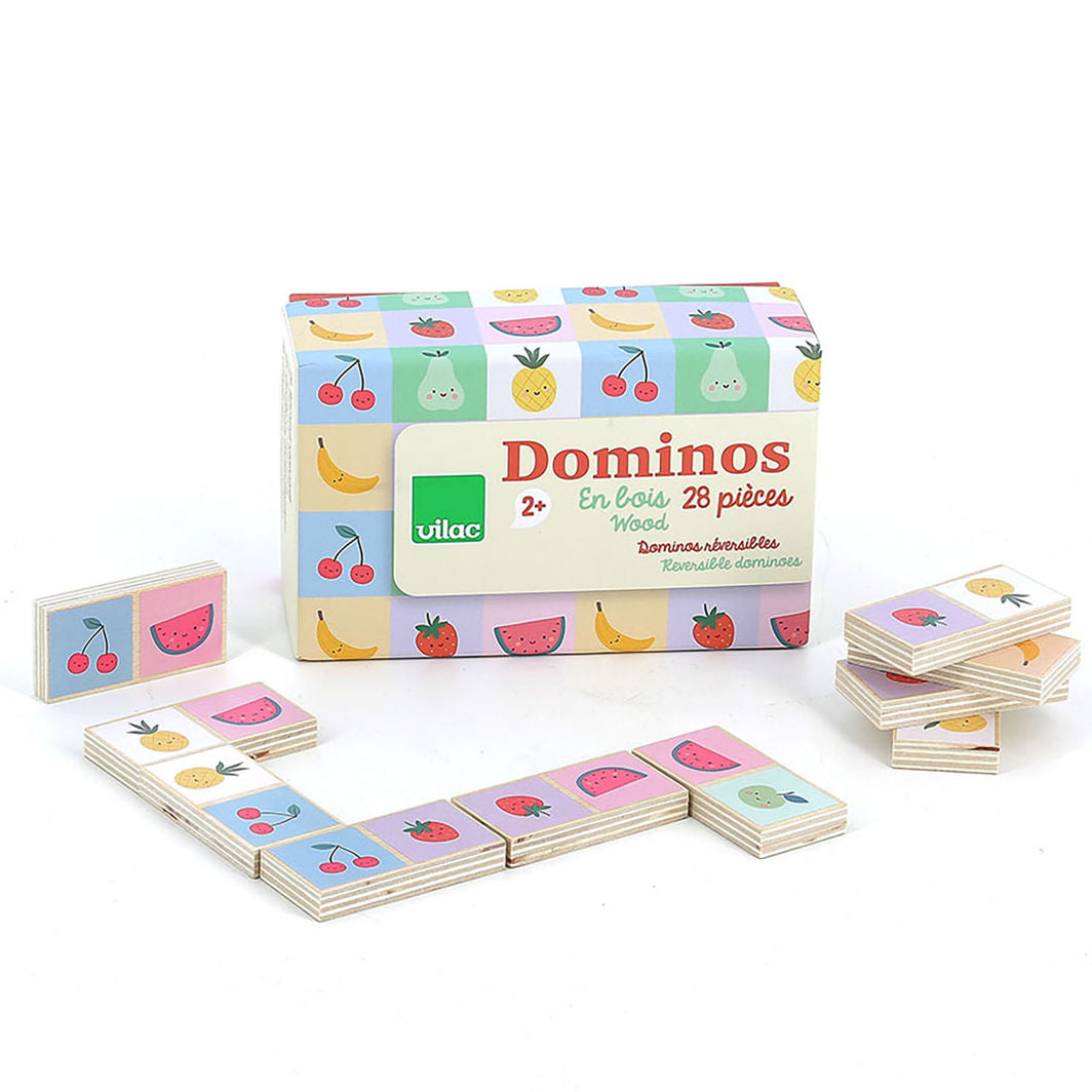 Vilac Spil, Domino med frugtmotiver