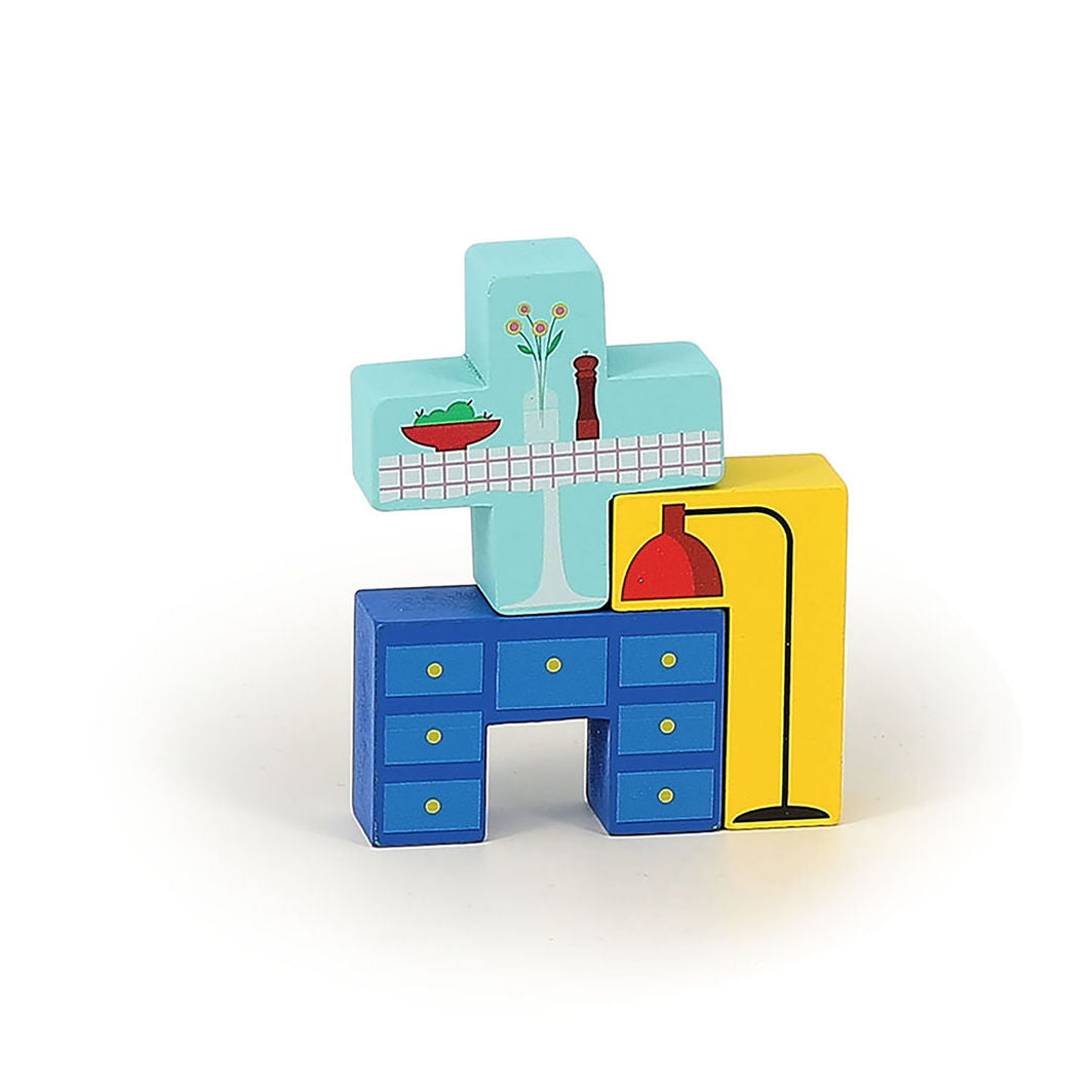 Vilac - Logikkspill 19 stk - Flyttevogn