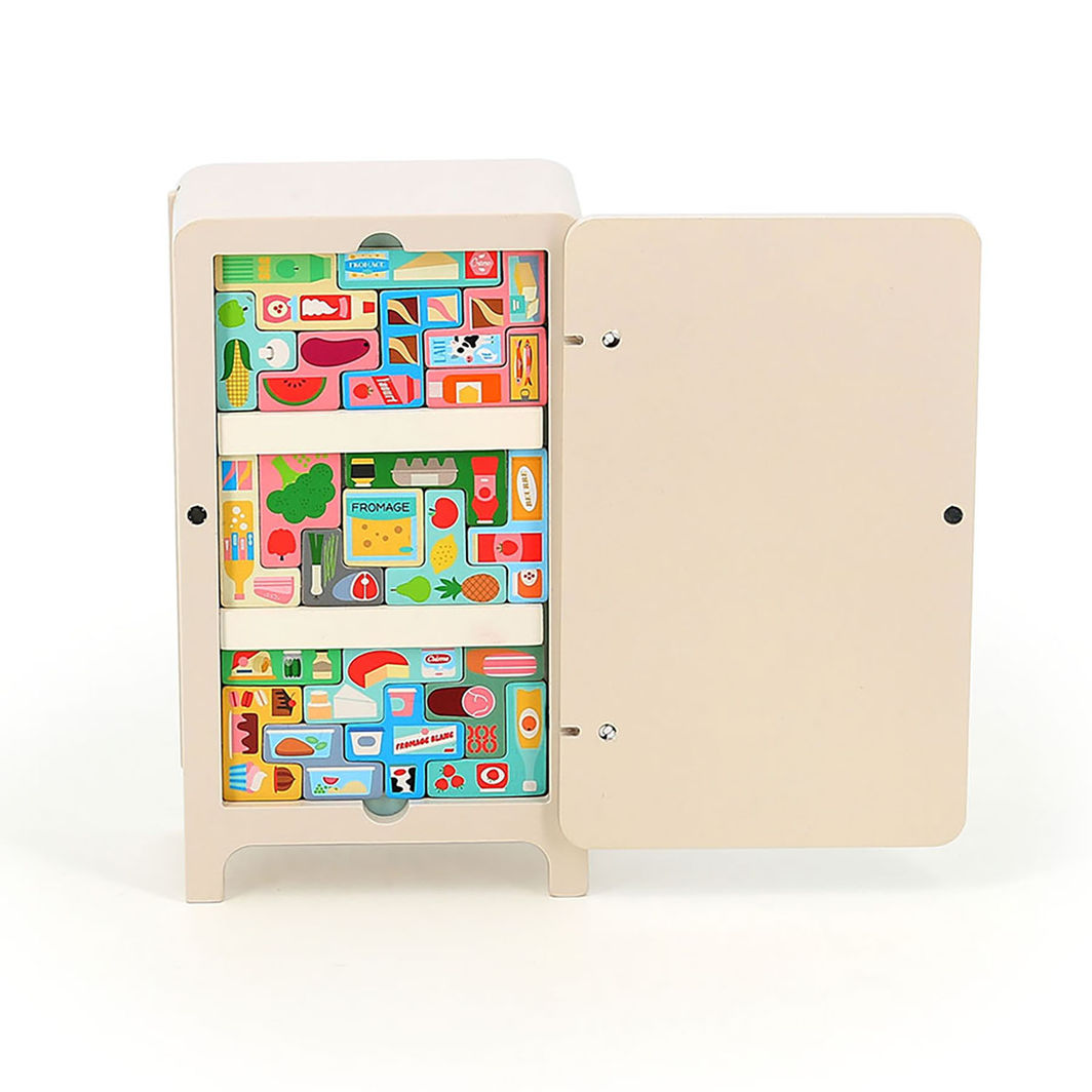 Vilac Magnetisk Spill for én person, Logikkspill med 21 brikker - Kjøleskap