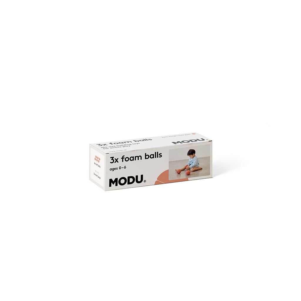 Modu 3 skumbolde, Burnt orange/Dusty green