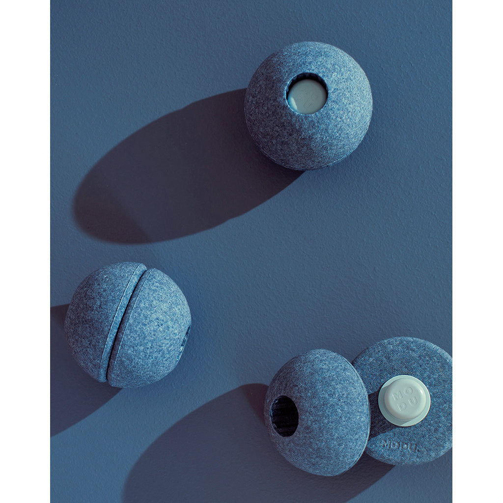 Modu 3 skumbolde, Deep blue/Sky blue