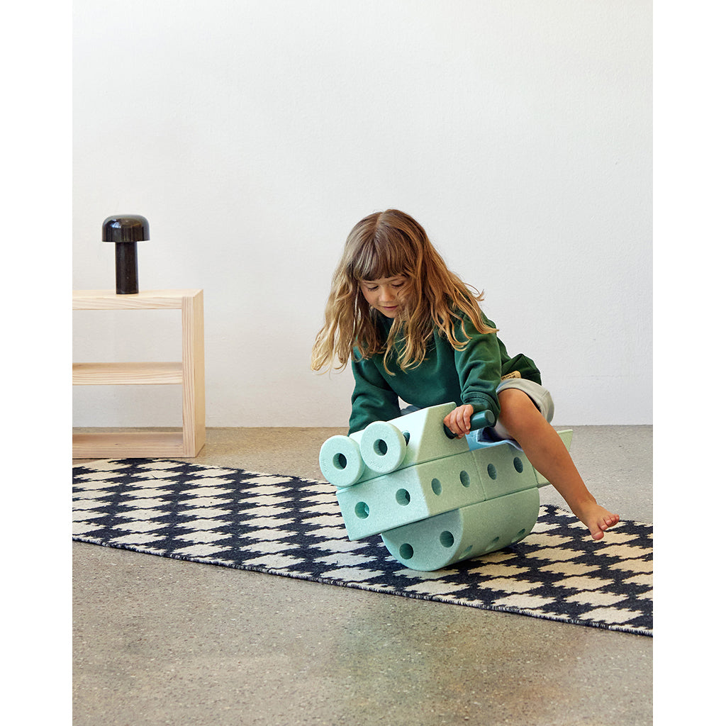 Modu skumbold, Ocean mint/ Forest green