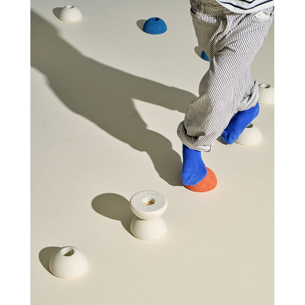 Modu 3 skumbolde, Sand grey/Honey yellow