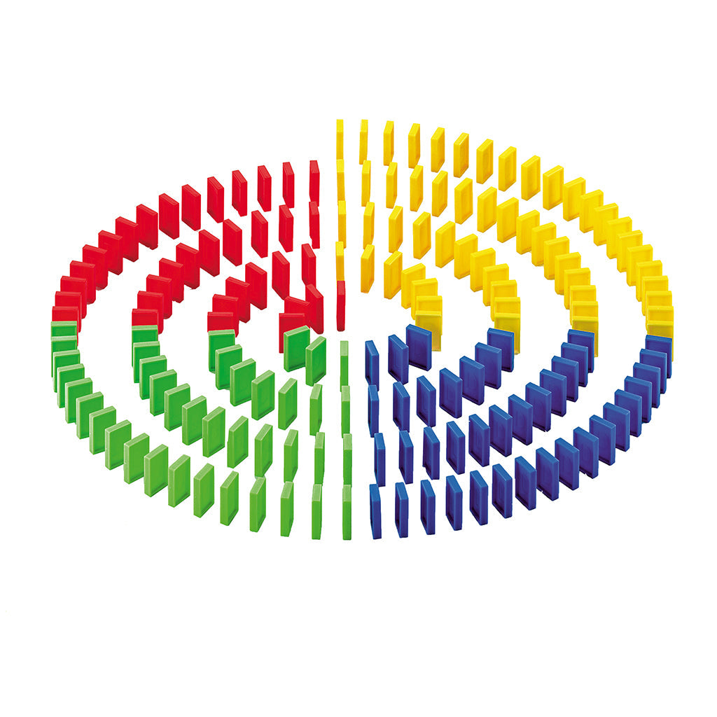 Domino Run med 200 brikker