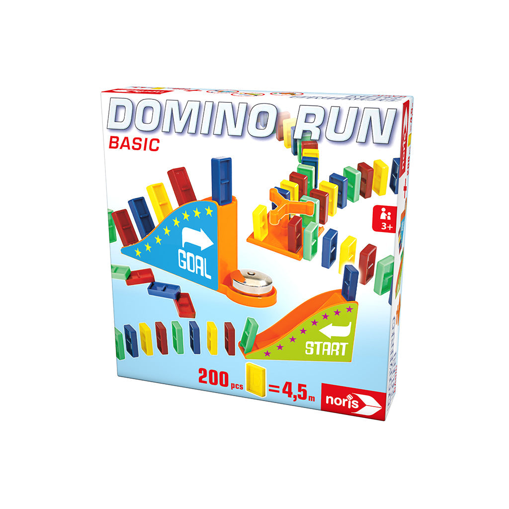 Noris Domino Run Basic æske med bane og dominobrikker