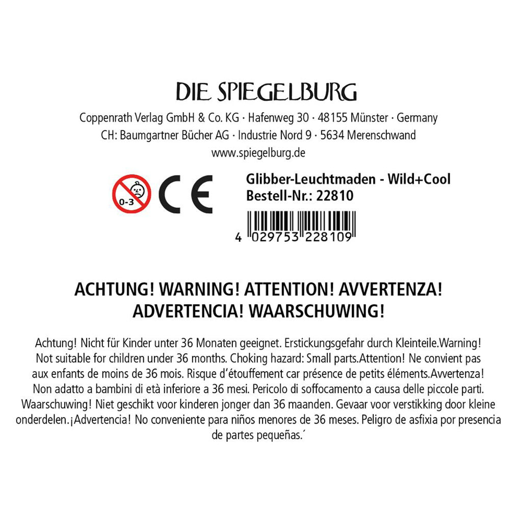 Wild+ cool, Selvlysende maddiker