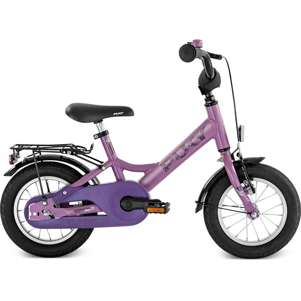 Puky Youke børnecykel 12 tommer i lilla, fra 3 år