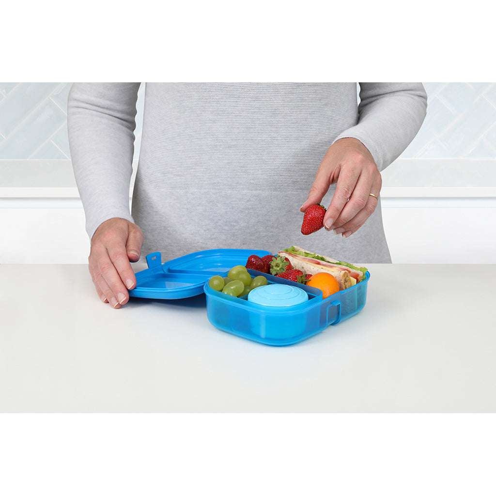 Sistema Ribbon lunchboks med avtakbart rom, 1,1L – Blue
