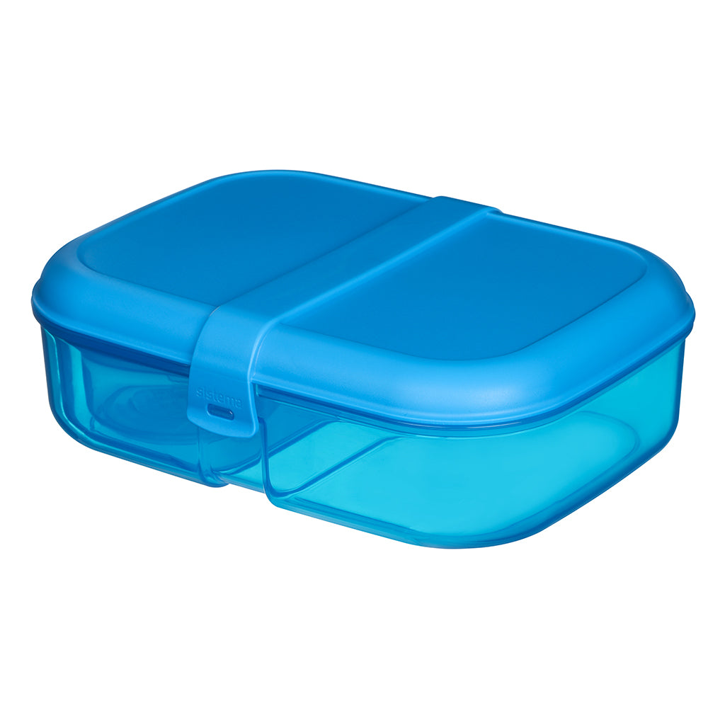 Sistema Ribbon lunch madkasse med aftageligt rum, 1.1L - Blue