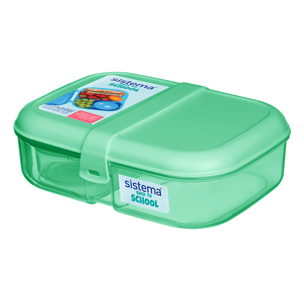 Sistema Ribbon Lunch To Go madkasse, 1.1 L i farven Teal Stone