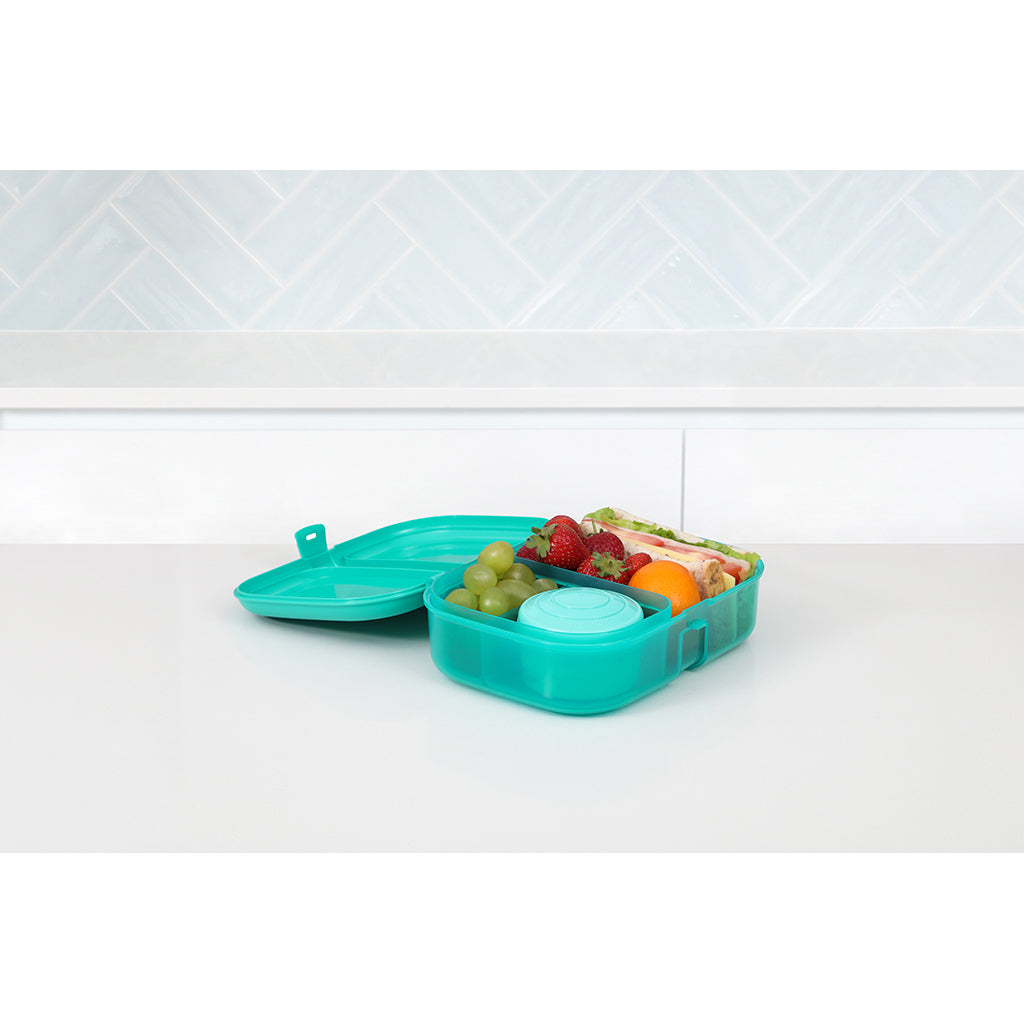 Sistema Ribbon lunch-matboks med avtakbart rom, 1,1L - Teal