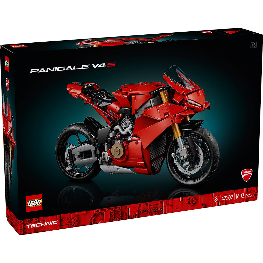 LEGO Technic Ducati Panigale V4 S motorcykel kasse boks
