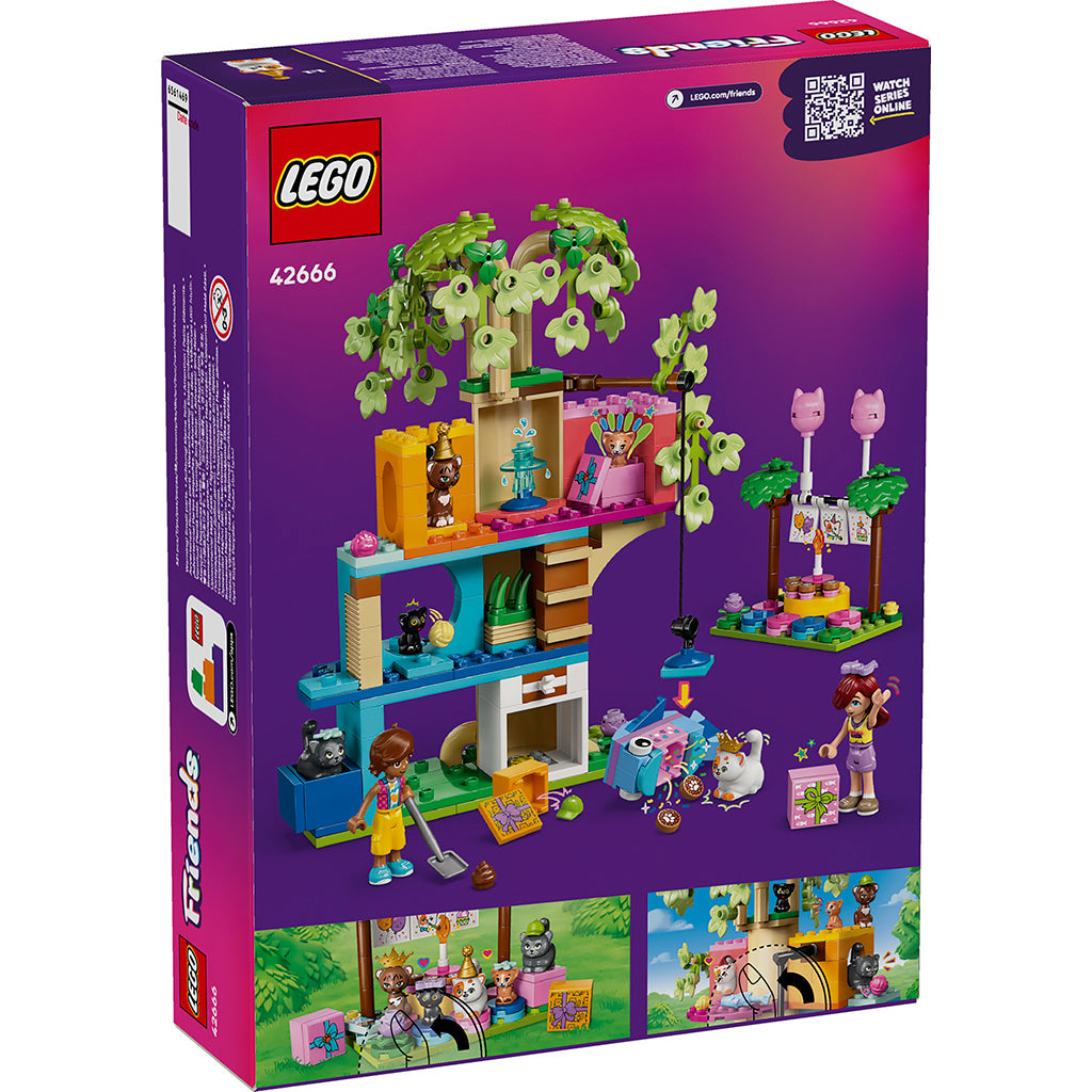LEGO® Friends, Kattebursdagsfest og trehytte