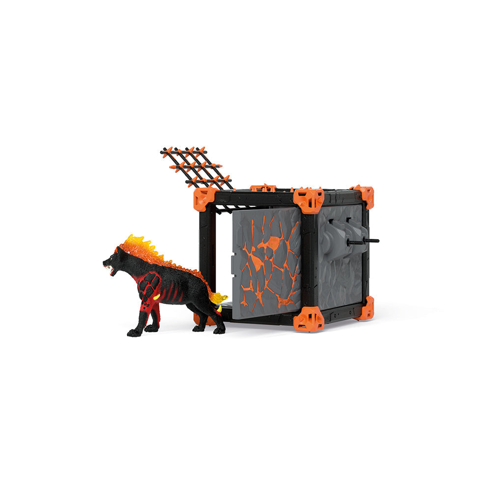Schleich Eldrador BattleCave Lava Hyena