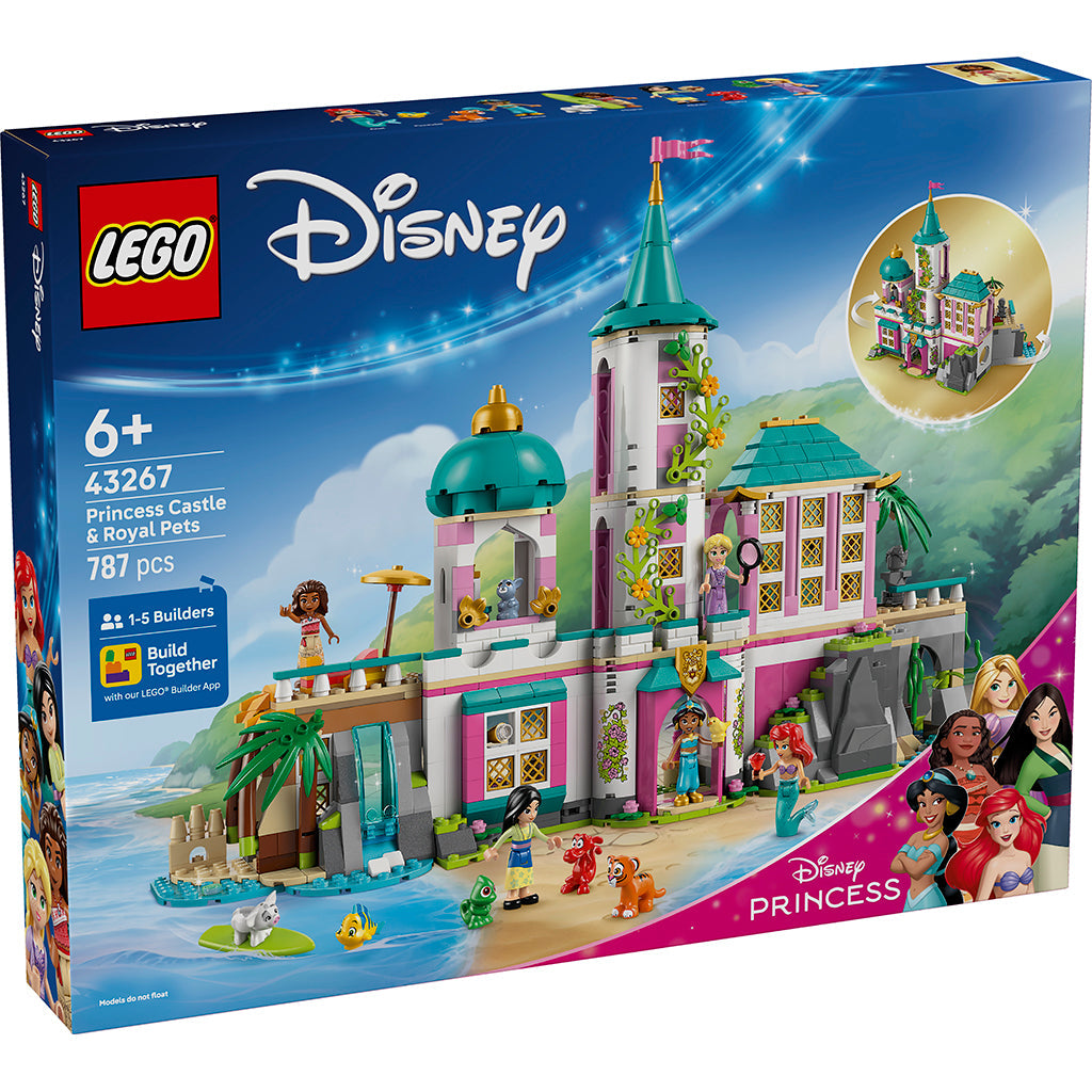 LEGO Disney Princess prinsesseslot og royale kæledyr, produktæske