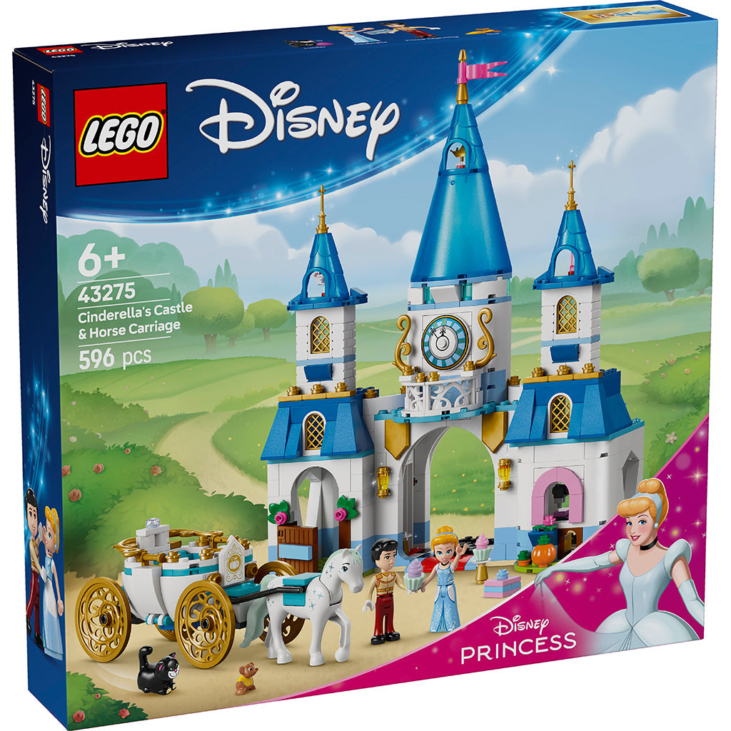 En lille billedekande af LEGO Disney Princess™ Askepots slot og karet