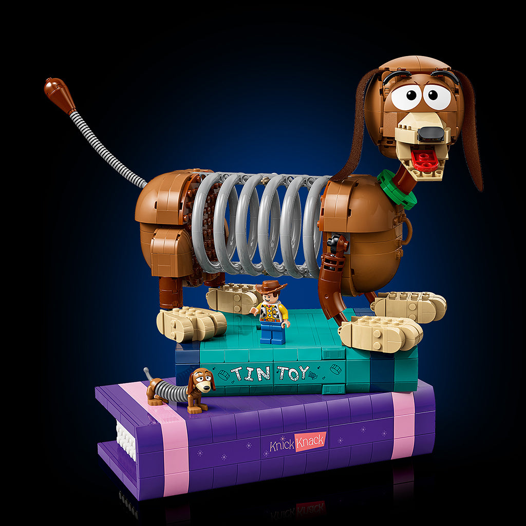 LEGO® Disney™ og Pixar Toy Story-bokstøtter med hunden Slinky