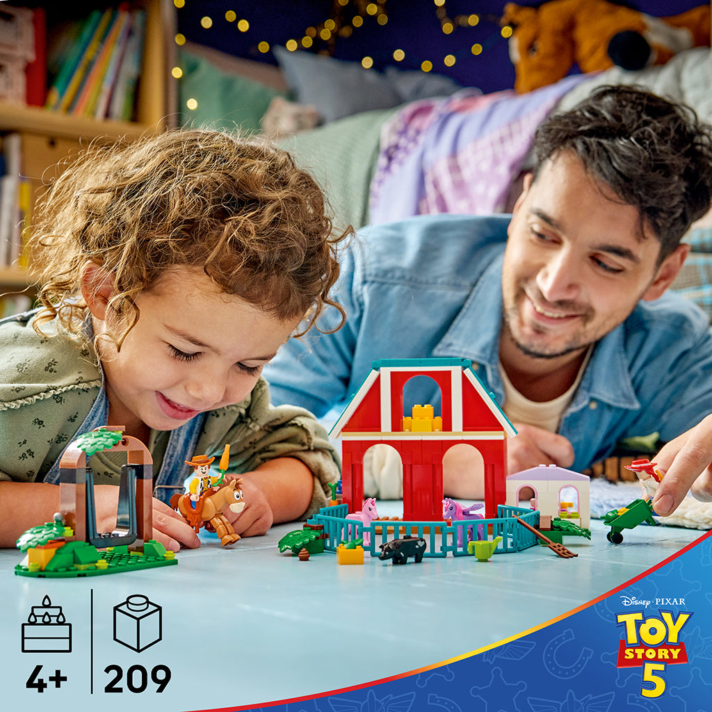 LEGO® Disney™ og Pixar Toy Story 5 Blazes hestefarm