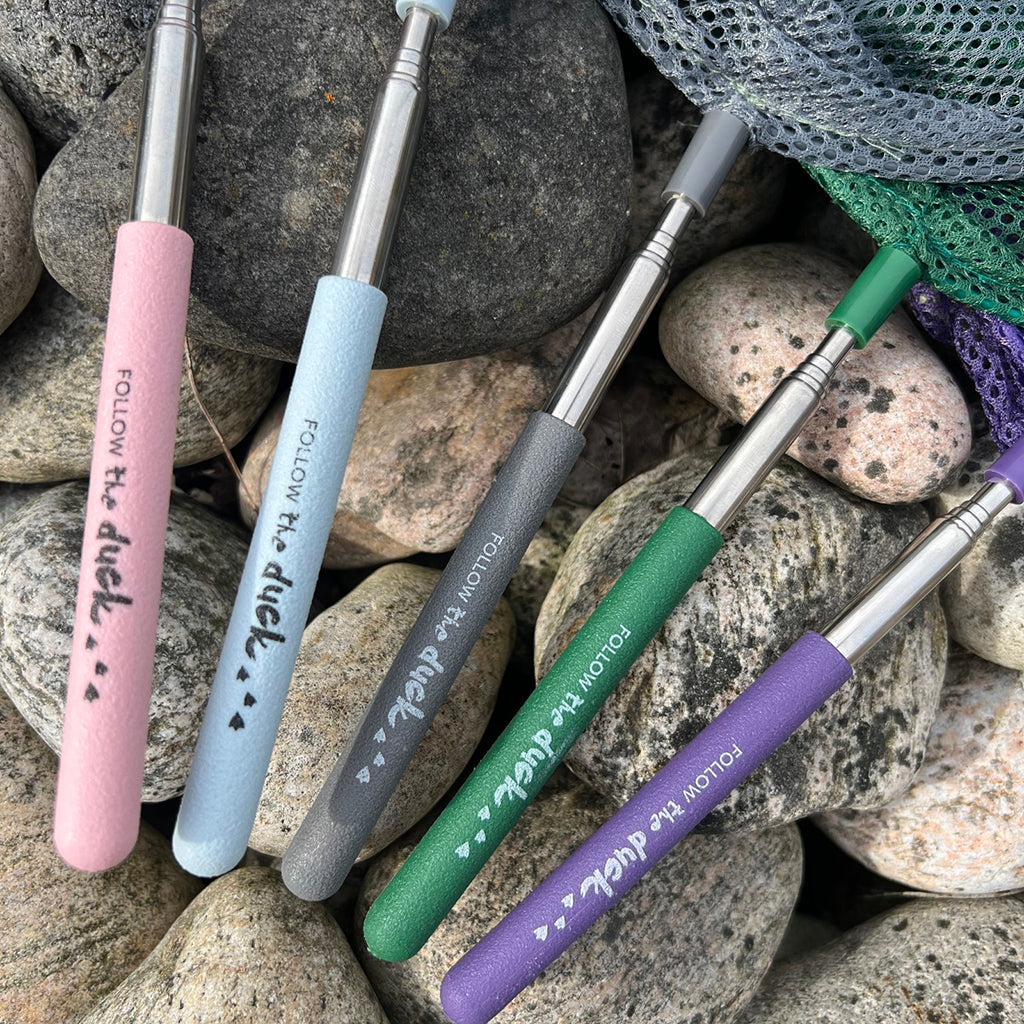 Follow the duck, Teleskopfiskehåv - Mørkegrønn