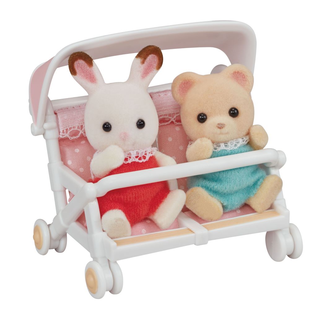 Sylvanian Families Tvillingbarnevogn