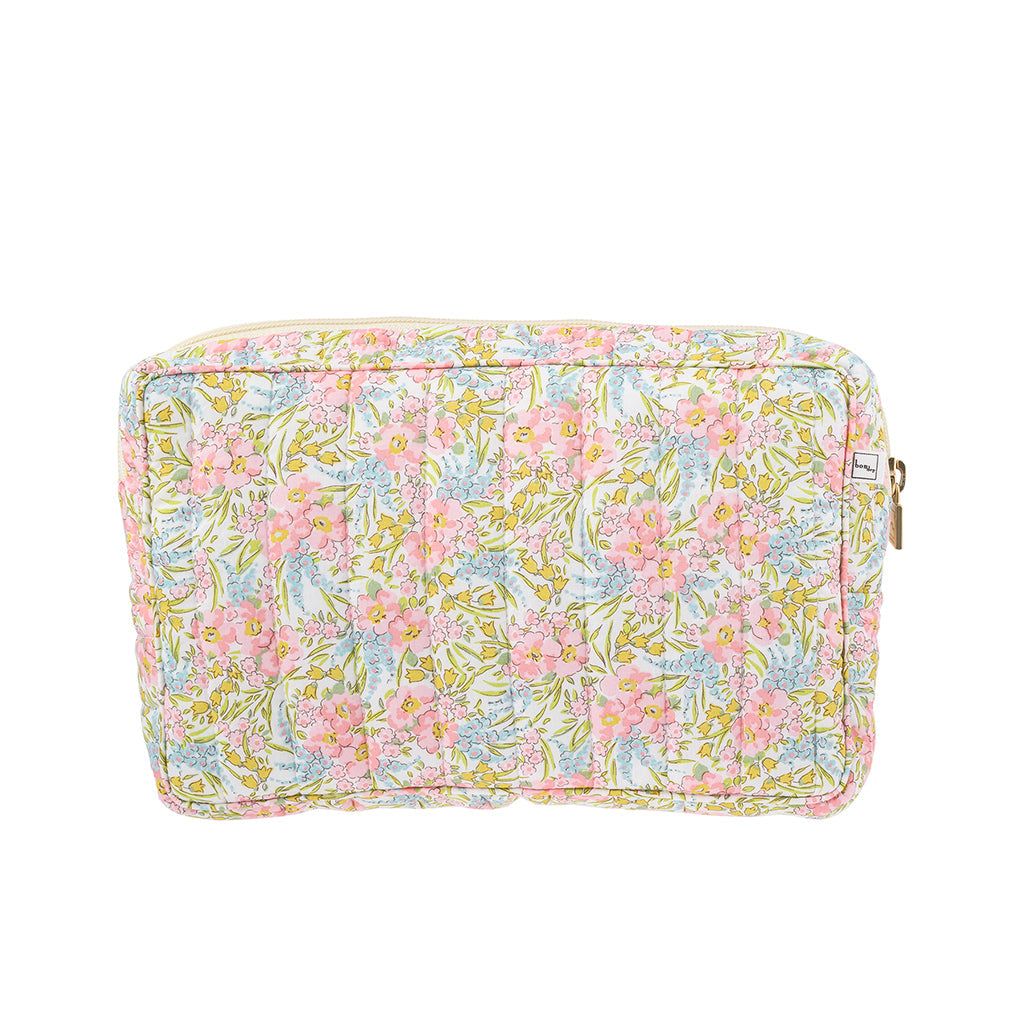 Bon Dep Pouch Small, toalettmappe med Liberty - Swirling Petals Pink