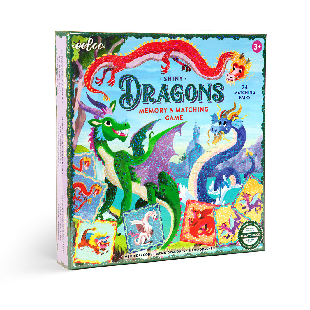 eeBoo Memoryspill, Drager og glitter