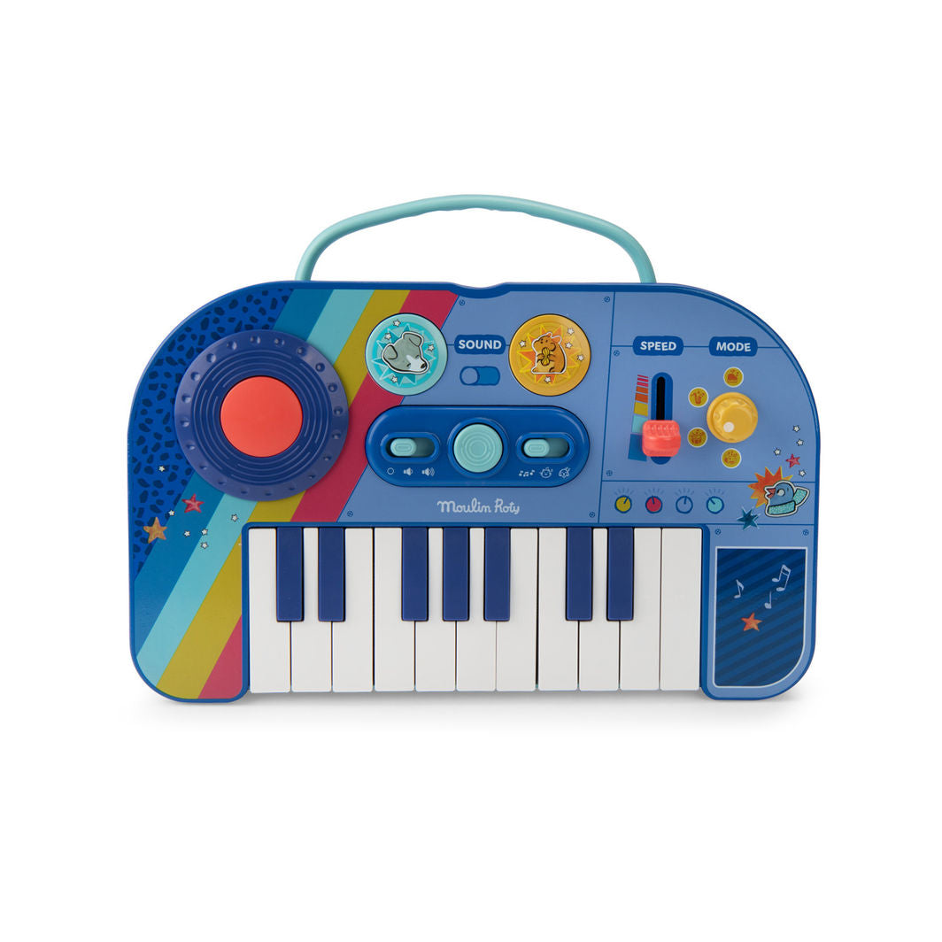 Moulin Roty elektrisk keyboard - Puce & Pilou