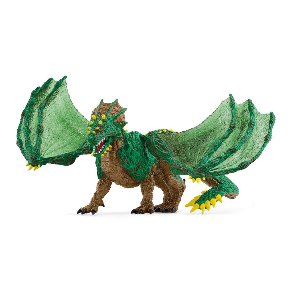 Schleich Eldrador Jungledrage figur, grøn og brun med vinger