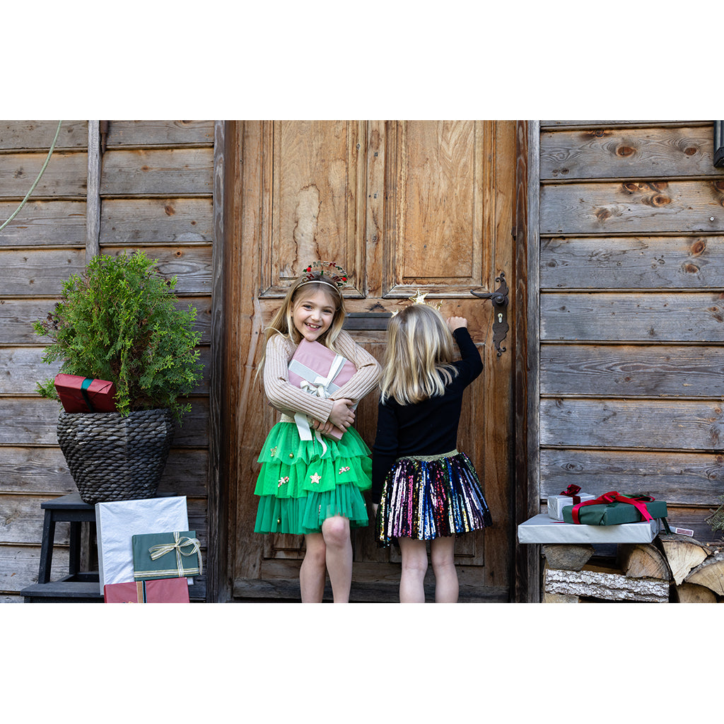 Great Pretenders kostyme, Juletre-skjørt - str. 4-6 år