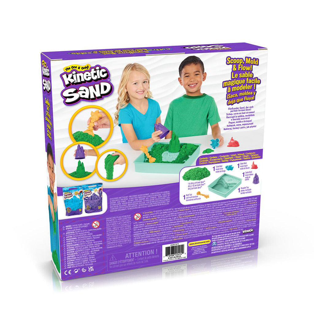 Kinetic Sand, Sandbox-sett - Grønn