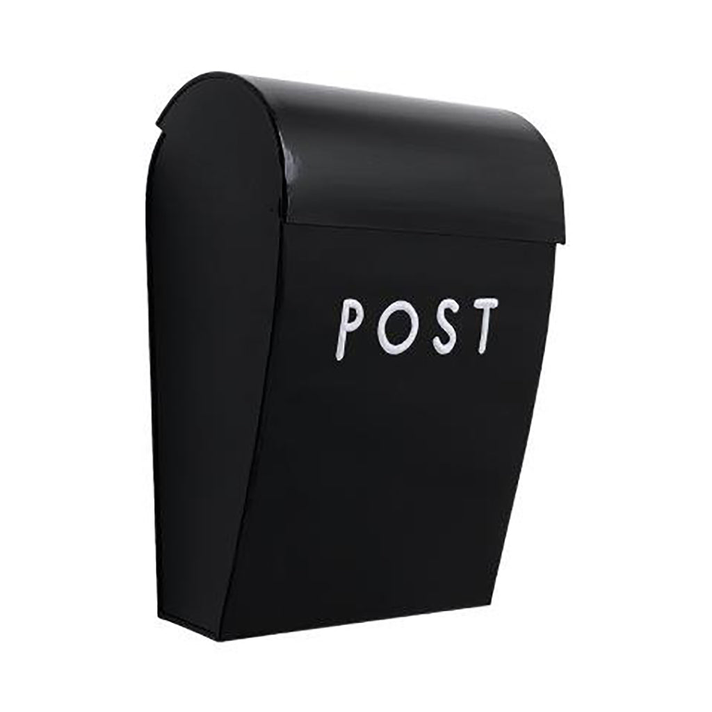 Bruka Design postkasse med lås, Sort