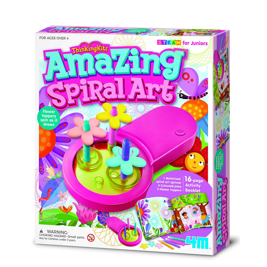 Æske med 4M ThinkingKits Amazing Spiral Art tegnespiral