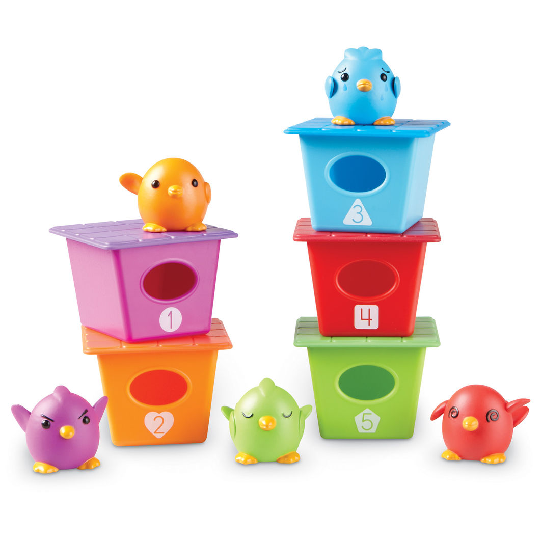 Learning Resources Lær om tall og farger - Aktivitetssett m. fugler