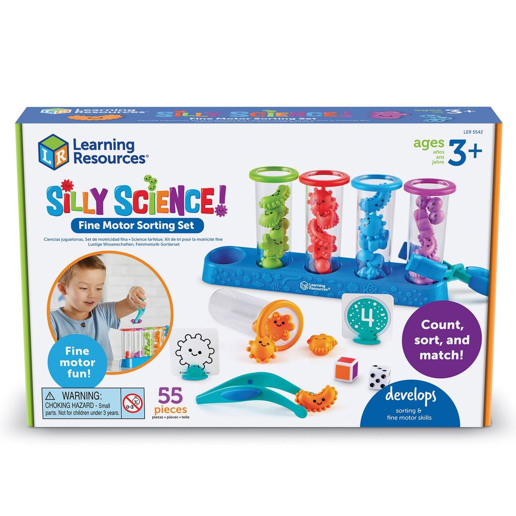 Learning Resources Styrk din finmotorik, Sorteringssæt - Silly Science