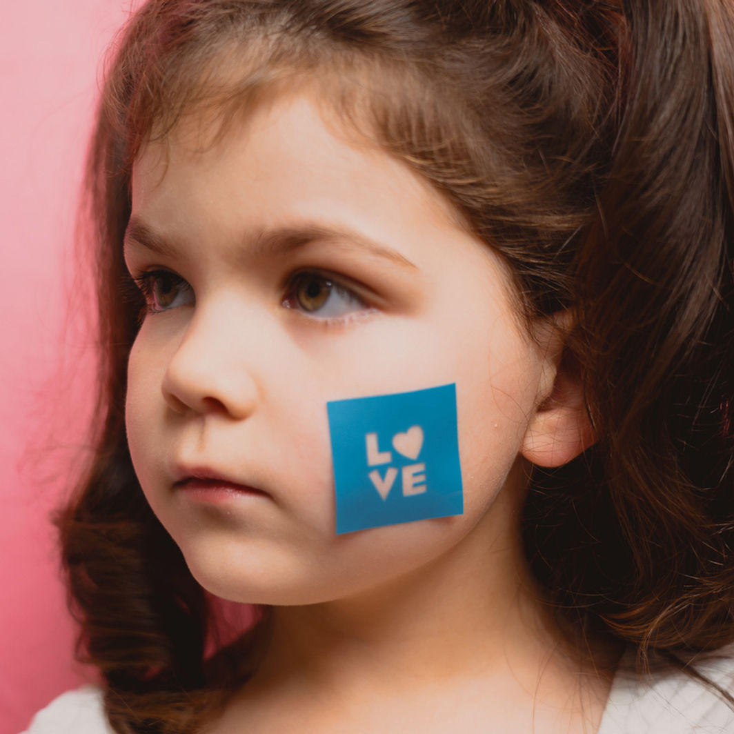 Oh Flossy Ansiktmaling- og make-up stenciler til barn