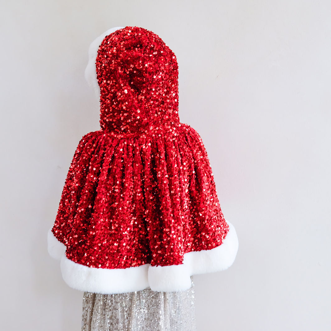 Mimi & Lula - Kappe - Mrs Claus med paljetter til jul