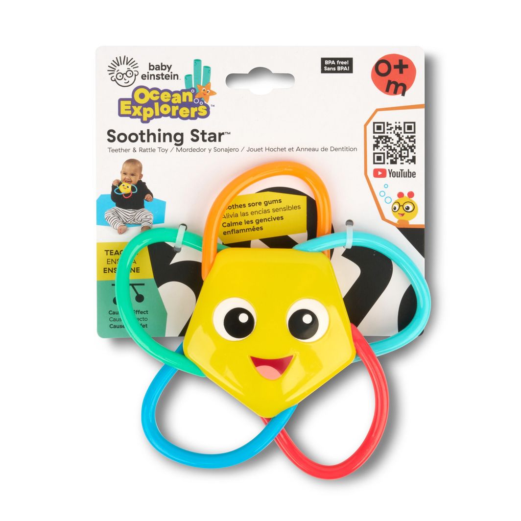 BABY Einstein Soothing Star™, Biteleke med rangle
