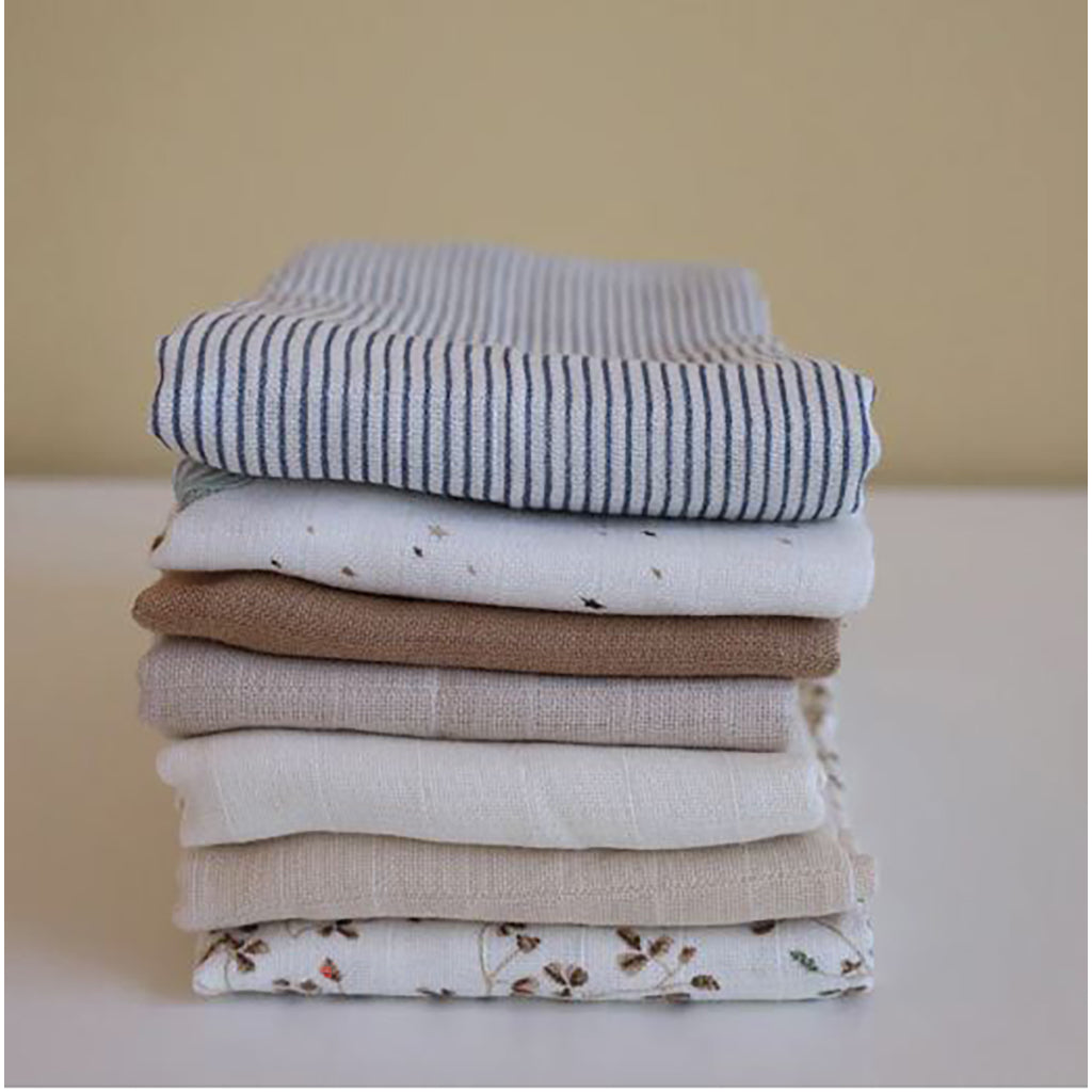 Cam Cam stofble, økologisk, 2-pak – Classic stripes