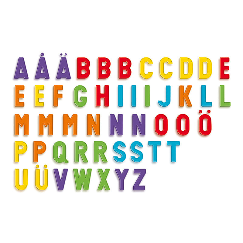 Quercetti Magnetisk tegnetavle m. bokstaver