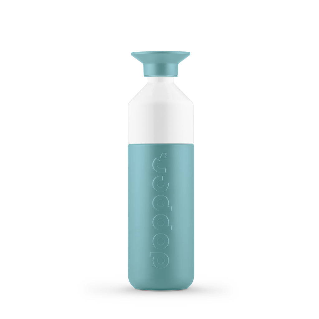 Dopper Insulated termoflaske 580 ml, Bottlenose Blue stående oprejst frontbillede