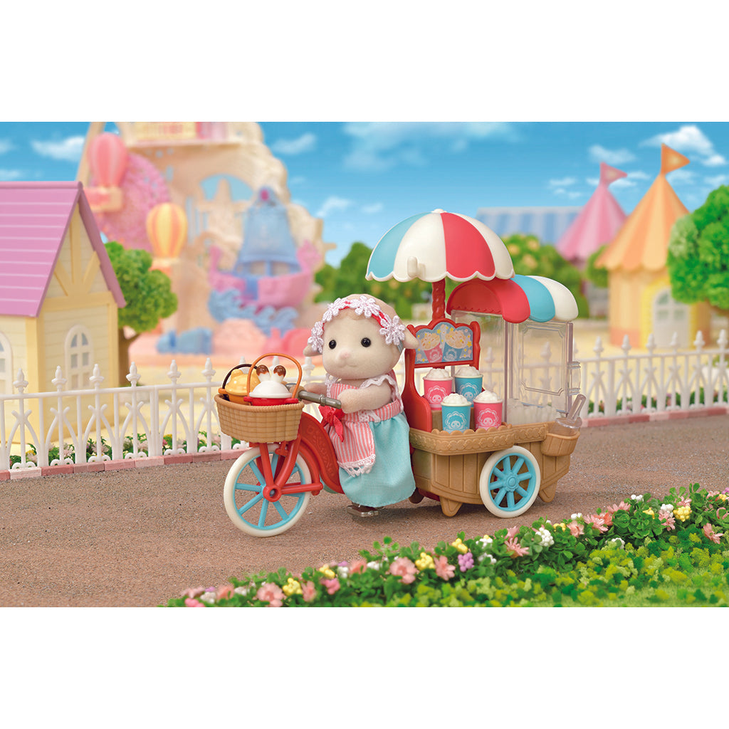 Sylvanian Families Popcornscykel med figur, legetøj til børn