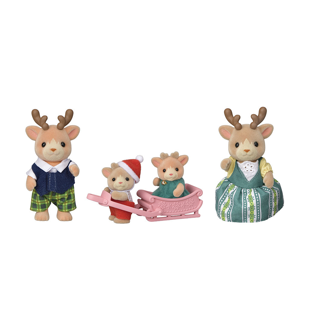 Sylvanian Families Rensdyrfamilien Snowdrift med fire figurer