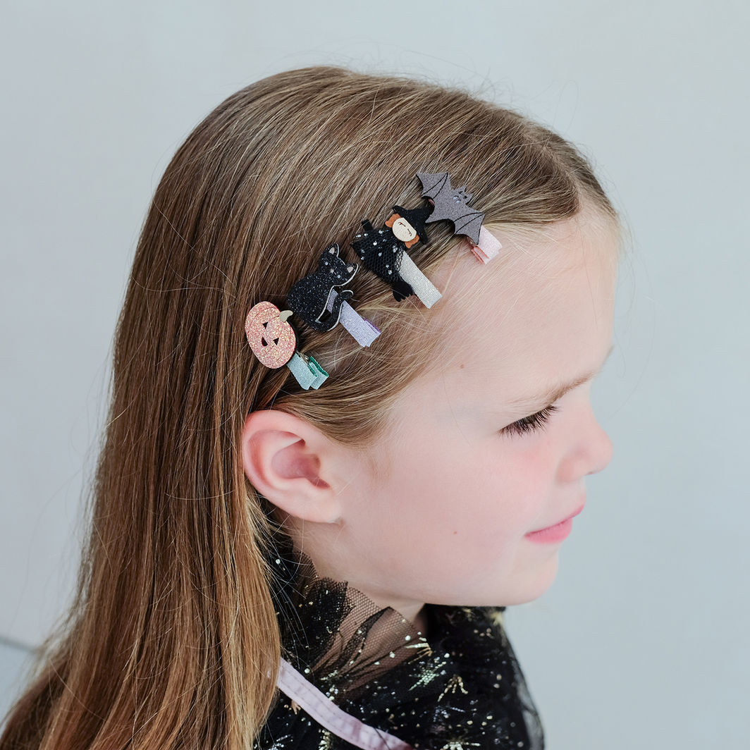 Mimi & Lula - 8 hårspenner - Mini Halloween