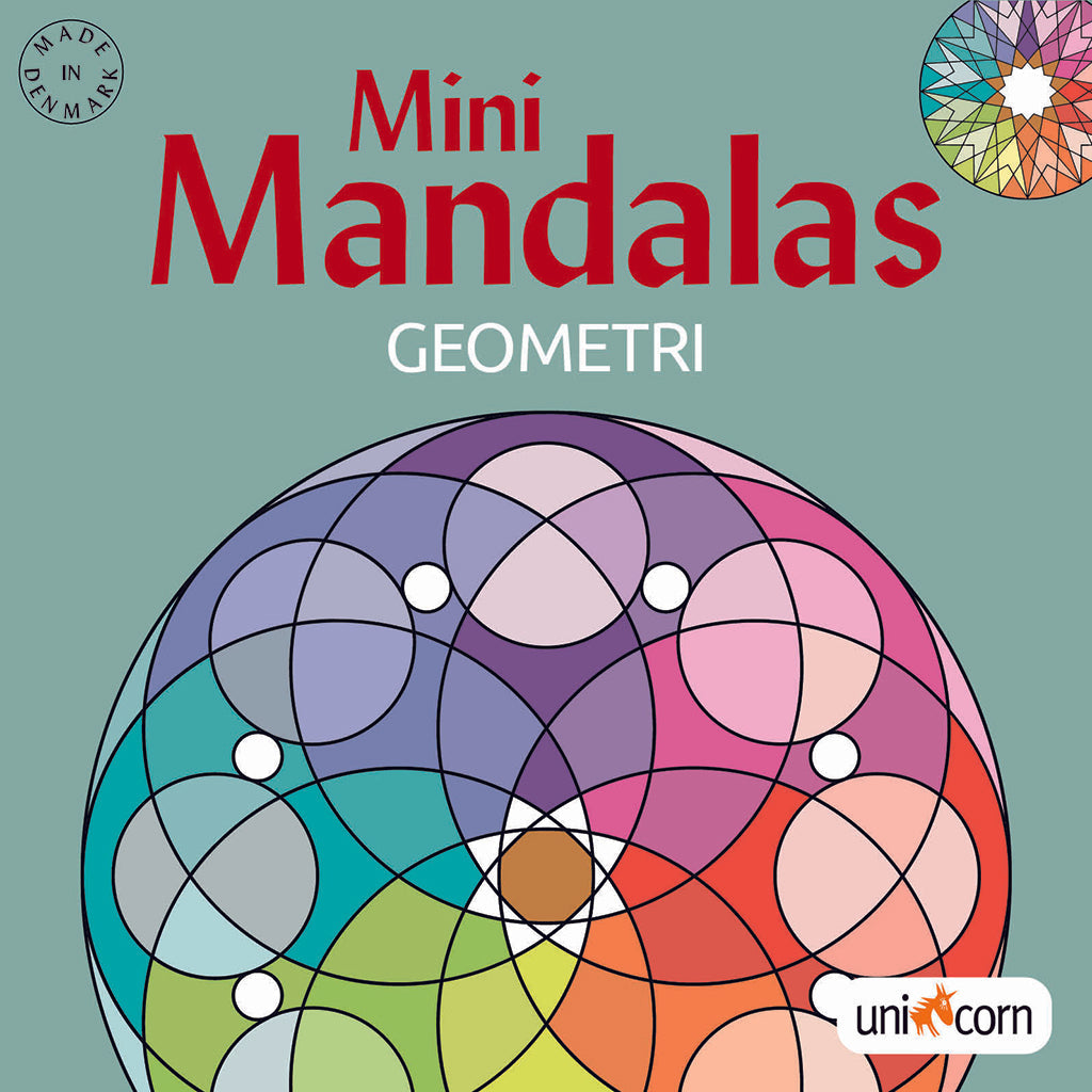 Mandalas malebok mini, Geometri