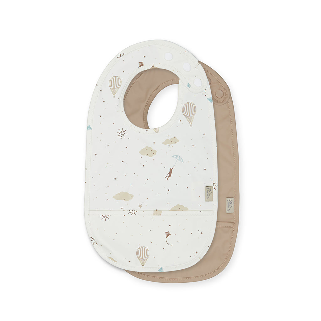 Cam Cam smekke m. lomme, 2-pk - Dreamland/caramel