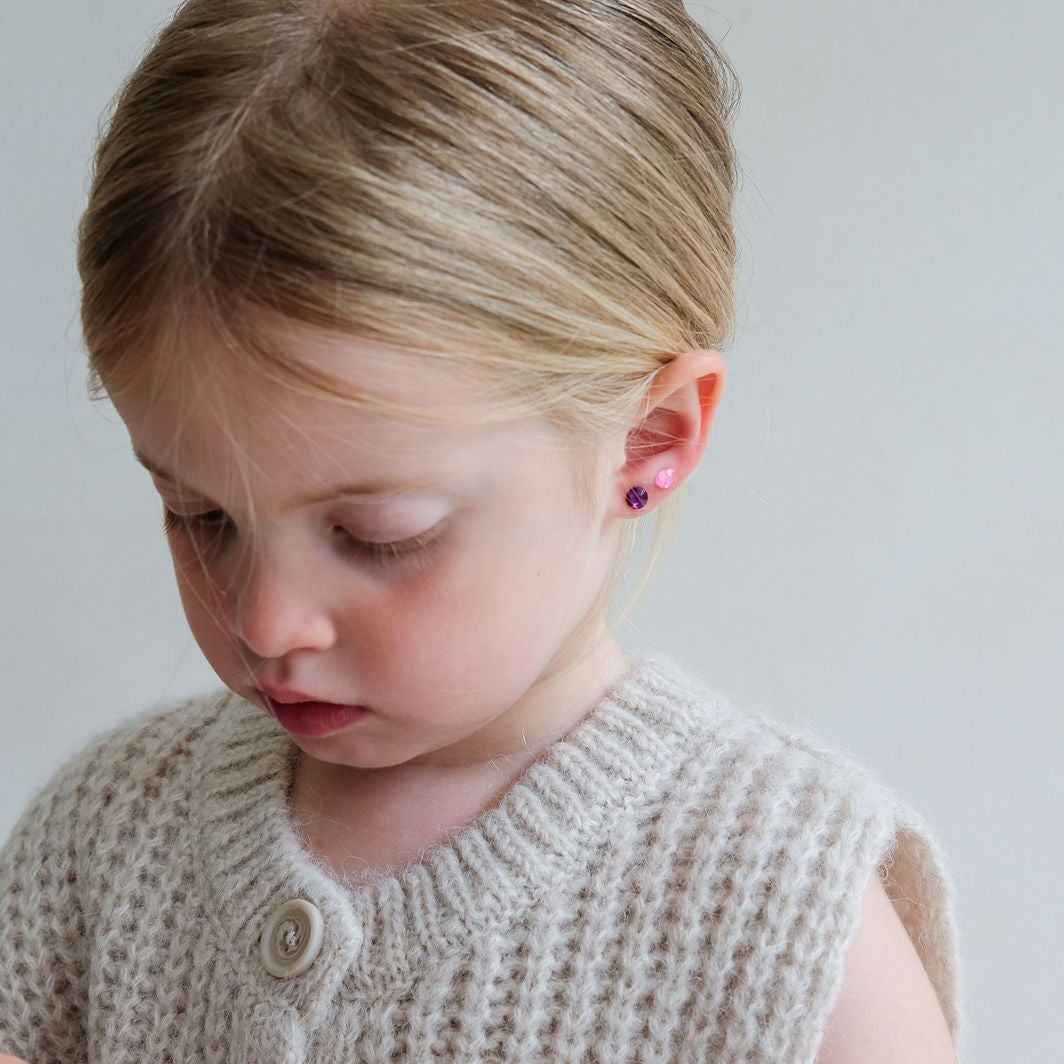 Mimi & Lula Selvheftende Ørestickers 30 par - Colour Gem Earrings