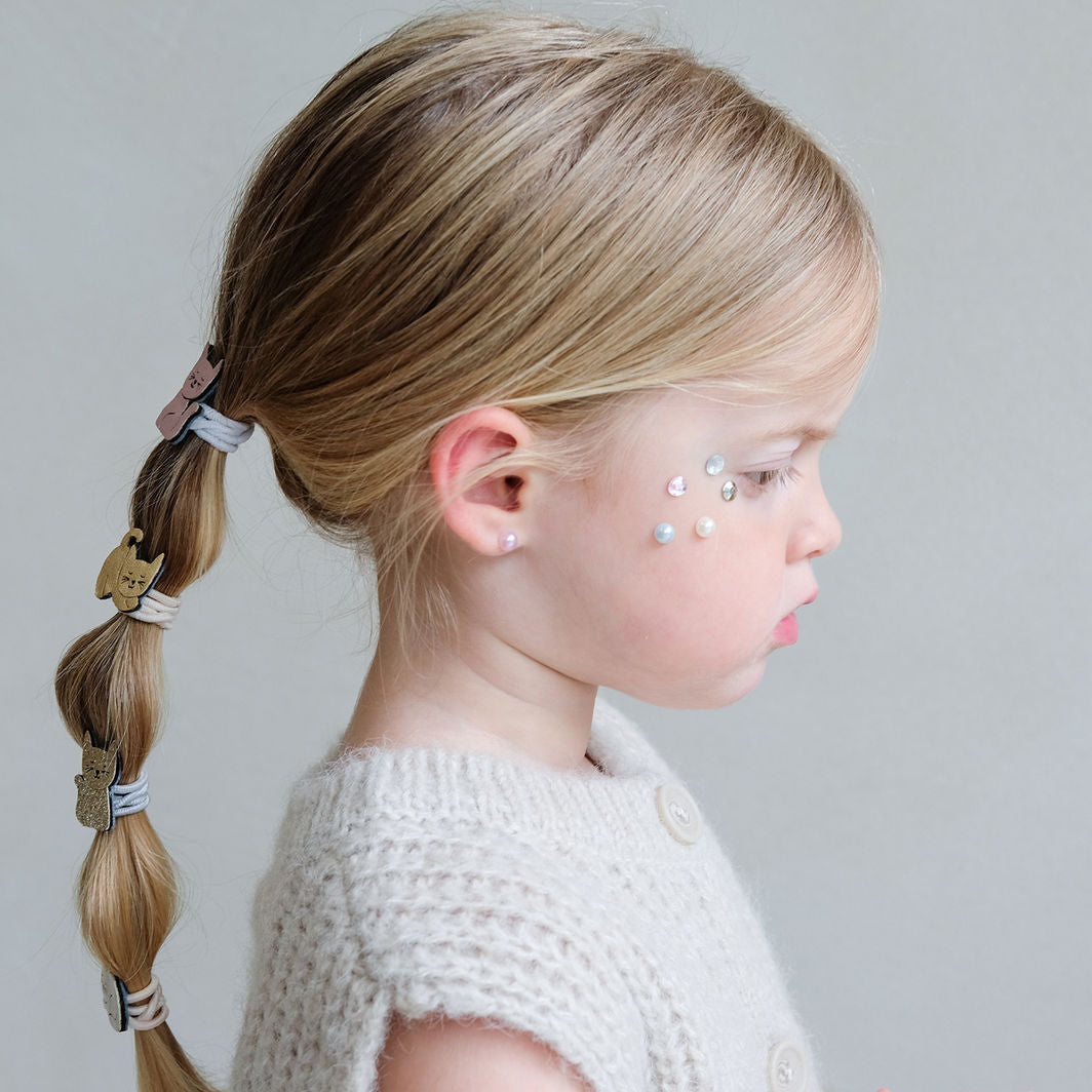 Mimi & Lula - Ørestickers 30 par - Pink Gem Earrings