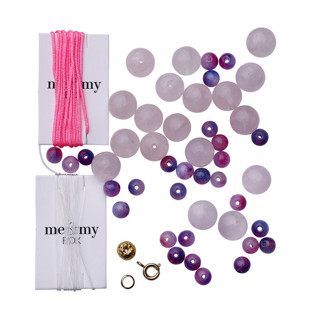 Me & My Box, DIY smykkeskrin, Roseberry - 2 armbånd for barn