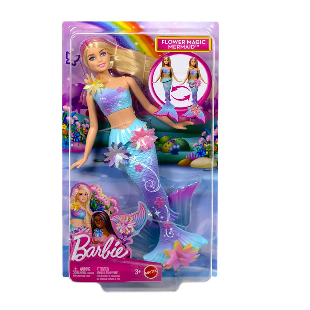 Barbie Blooming Magic White havfrue dukke
